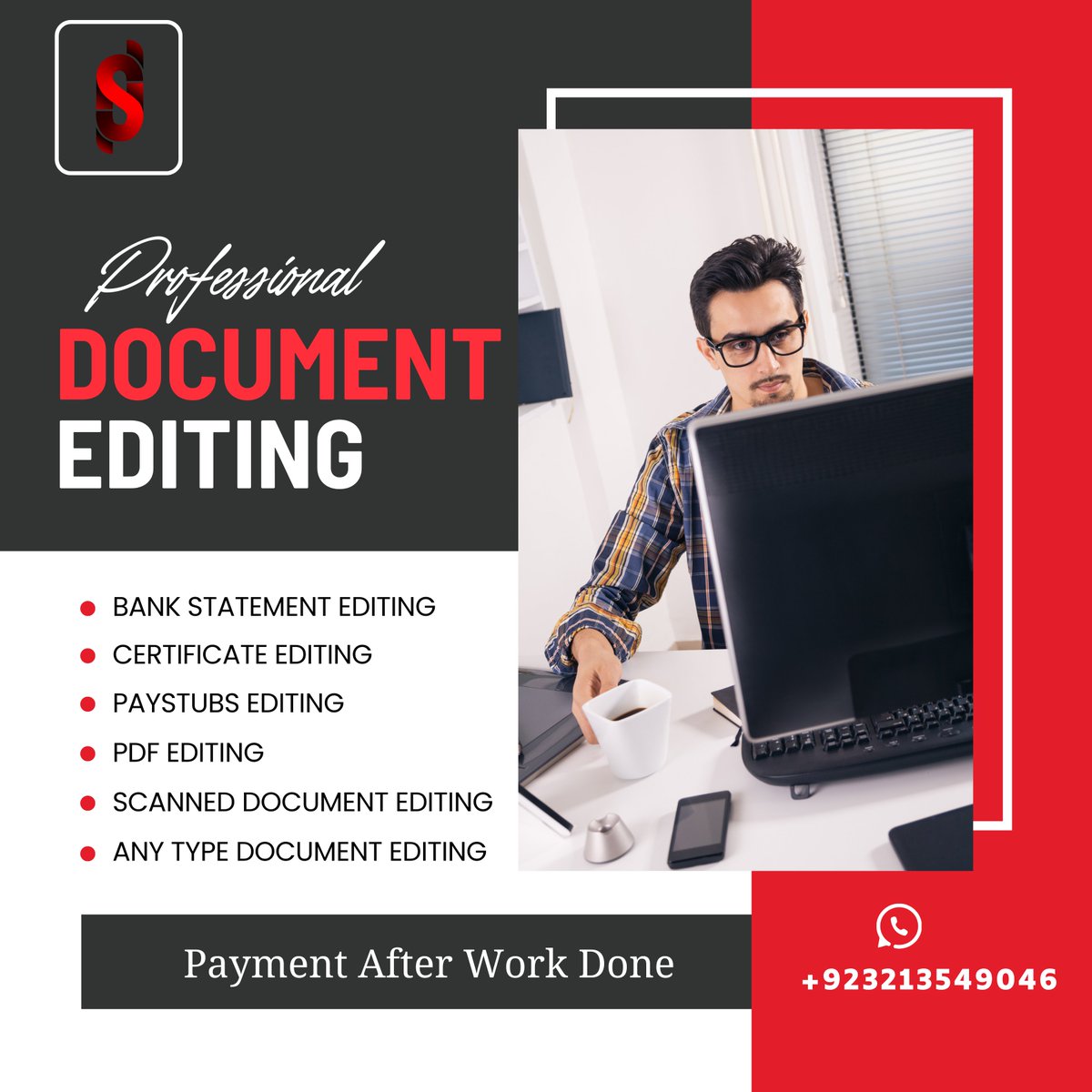 #DocumentEditing
#ProfessionalEditing
#PDFEditing
#BankStatementEditing
#ScannedDocumentEditing
#ImageEditing
#DocumentConversion
#DataAccuracy
#ConfidentialEditing
#QuickTurnaround
#FinancialDocuments
#EditingServices
#AccurateEditing
#ExpertEditor
#ReliableService