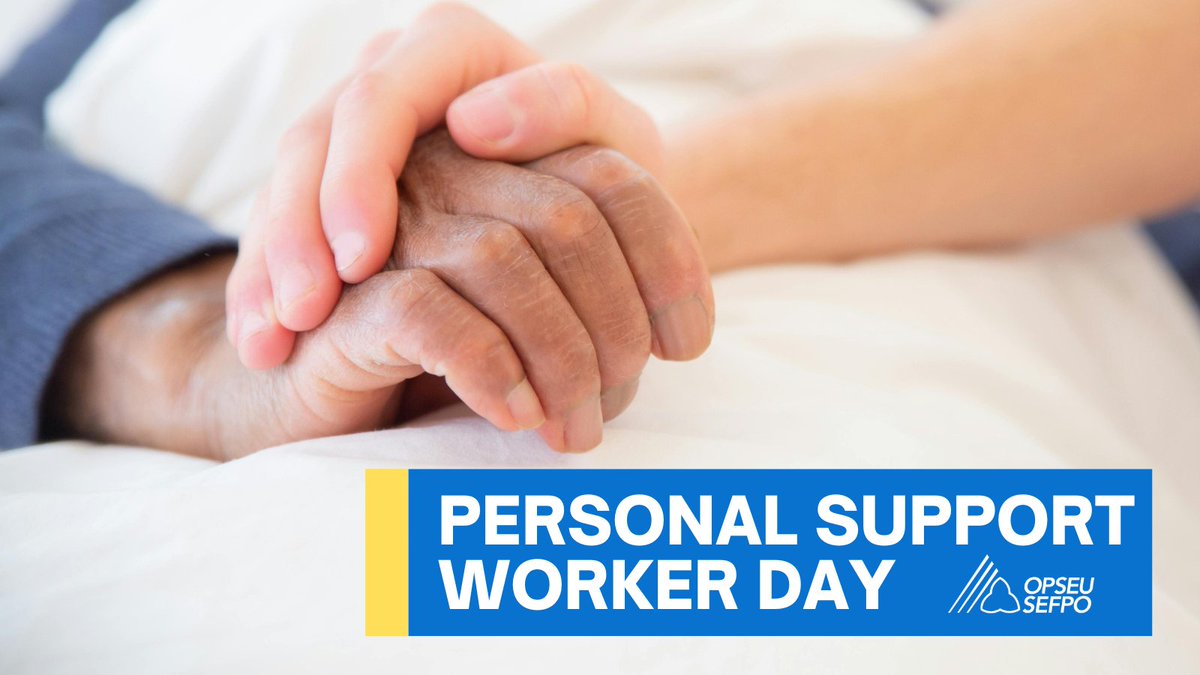 Ontario can’t work without PSWs! On Personal Support Worker Day, we recognize the thousands of OPSEU/SEFPO members working as PSWs – heavy lifters in our health care system who deserve proper pay & respect – not more privatization schemes. #OnLab #OnPoli #HealthCareHeroes #PSWDay