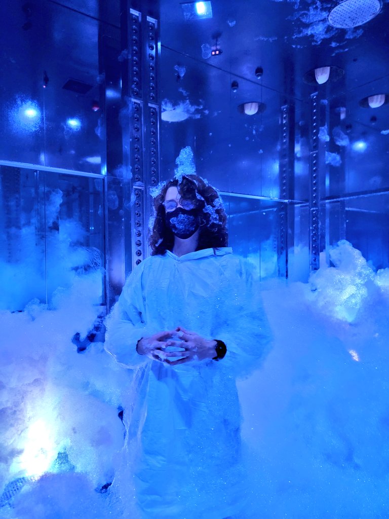 I became one with the foam ☁️