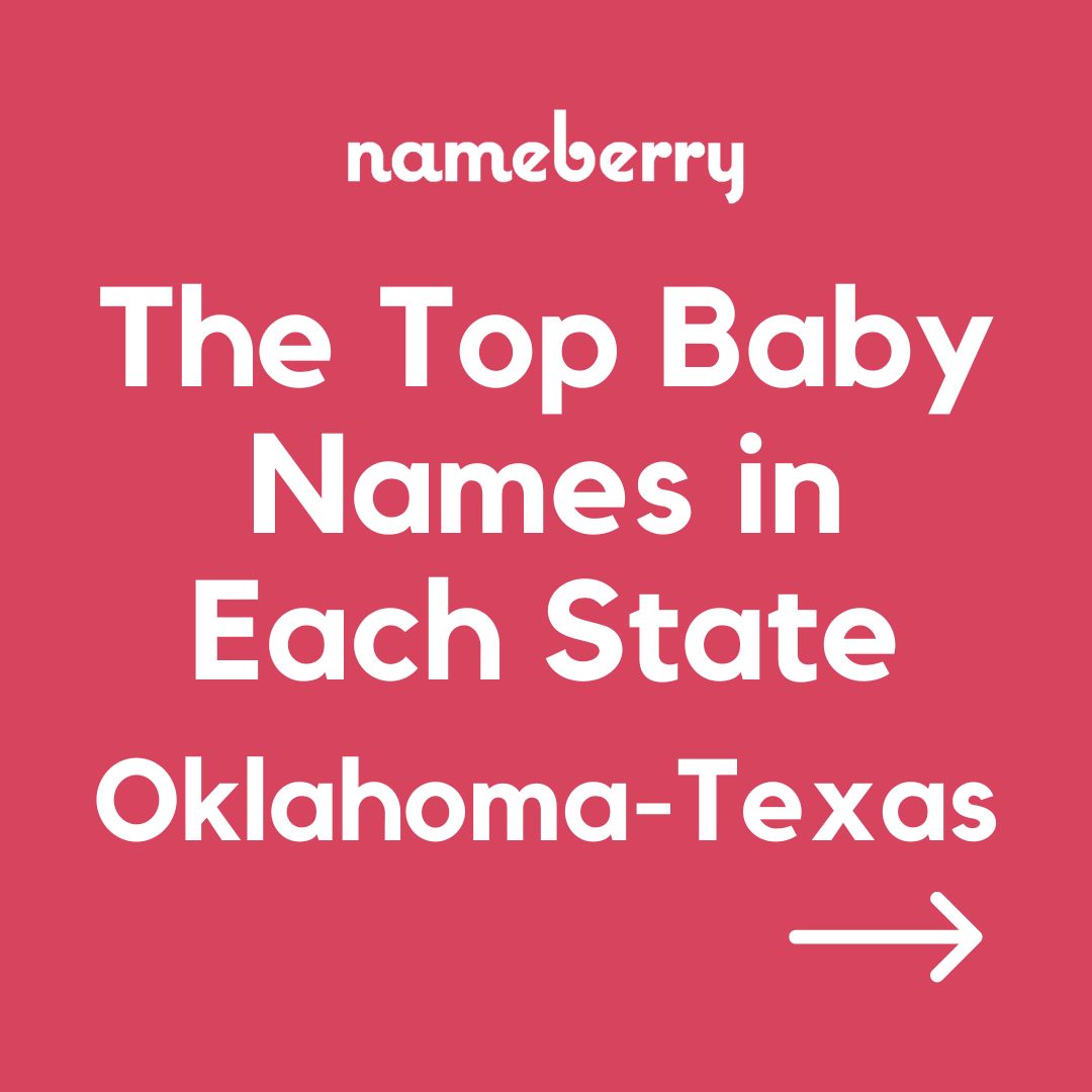 nameberry's tweet image. The most popular baby girl and boy names in each state — from Oklahoma to Texas!

Tell us which baby names you're noticing in *your* state ⬇️

See more analysis of the top names in each state on Nameberry: buff.ly/3sLSqx2 

#nameberry #babynames #topnames
