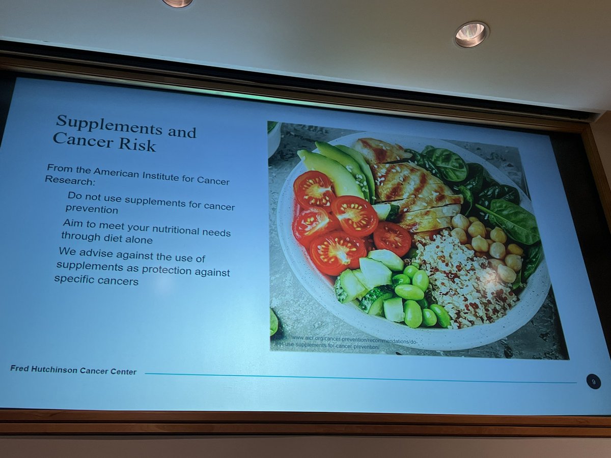 Back by popular demand: Ray Palko, Clinical Dietician, @fredhutch speaks on nutritional supplementation at NW #Melanoma Symposium @CureMelanoma. Great talk about what we know AND what we don’t.