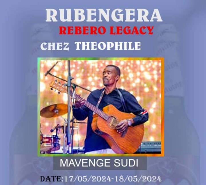 Abagana Akarere ka Karongi, kuri uyu wa Gatandatu, tariki 18/5/2024, ku mugoroba bashobora gutaramira aha hakurikira i Rubengera: - REBERO LEGACY (Chez Theophile), barataramirwa na MAVENGE Sudi - WESTERN GATE BAR (Chez Buntu), ahari akabyiniro kajyanye n’igihe #TunyweLess