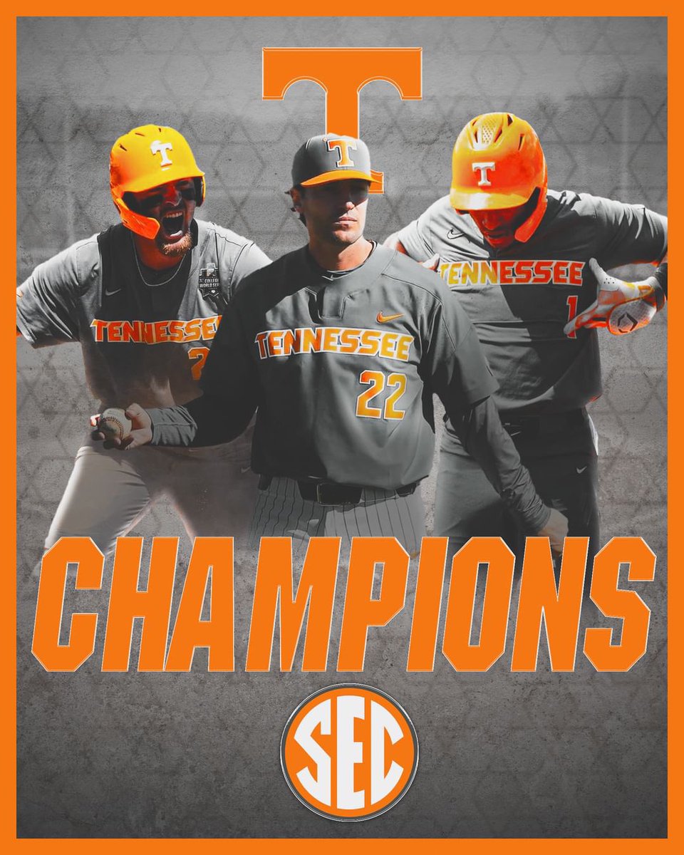 TENNESSEE IS YOUR SEC CHAMPS‼️🍊