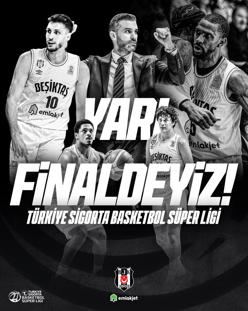 Yarı Finaldeyiz! 💪 

TSBSL'de Manisa BBSK karşısında iki galibiyet alarak yarı finale yükseliyoruz. 🔥 

Manisa BBSK 74-83 Beşiktaş Emlakjet | Maç Sonucu 

🦅 #BeşiktaşEmlakjet #PotanınKartaları