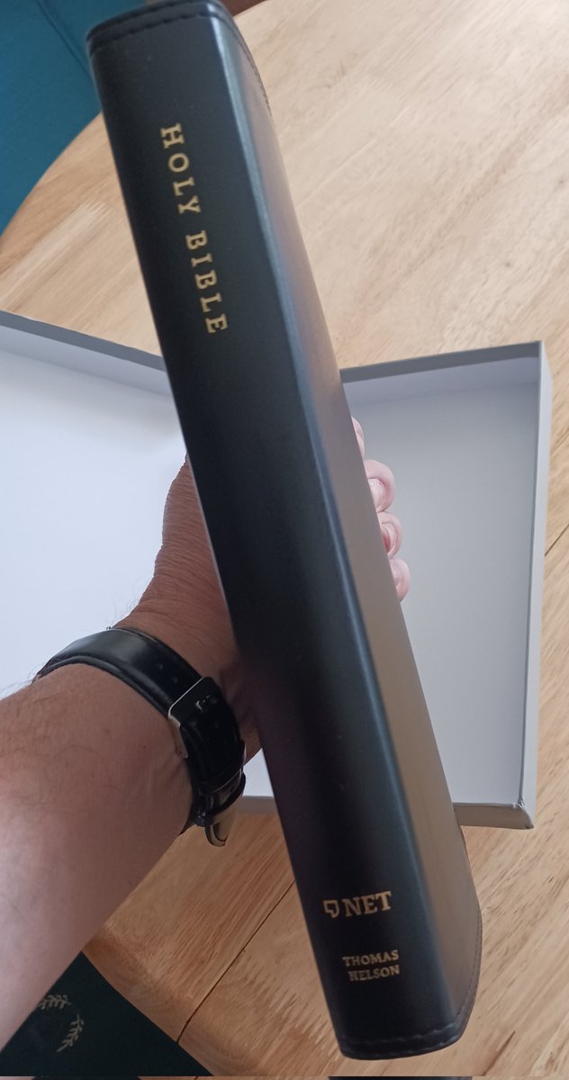DrBobRogers's tweet image. Got this Bible today. Looking forward to checking out this translation. #NETBible