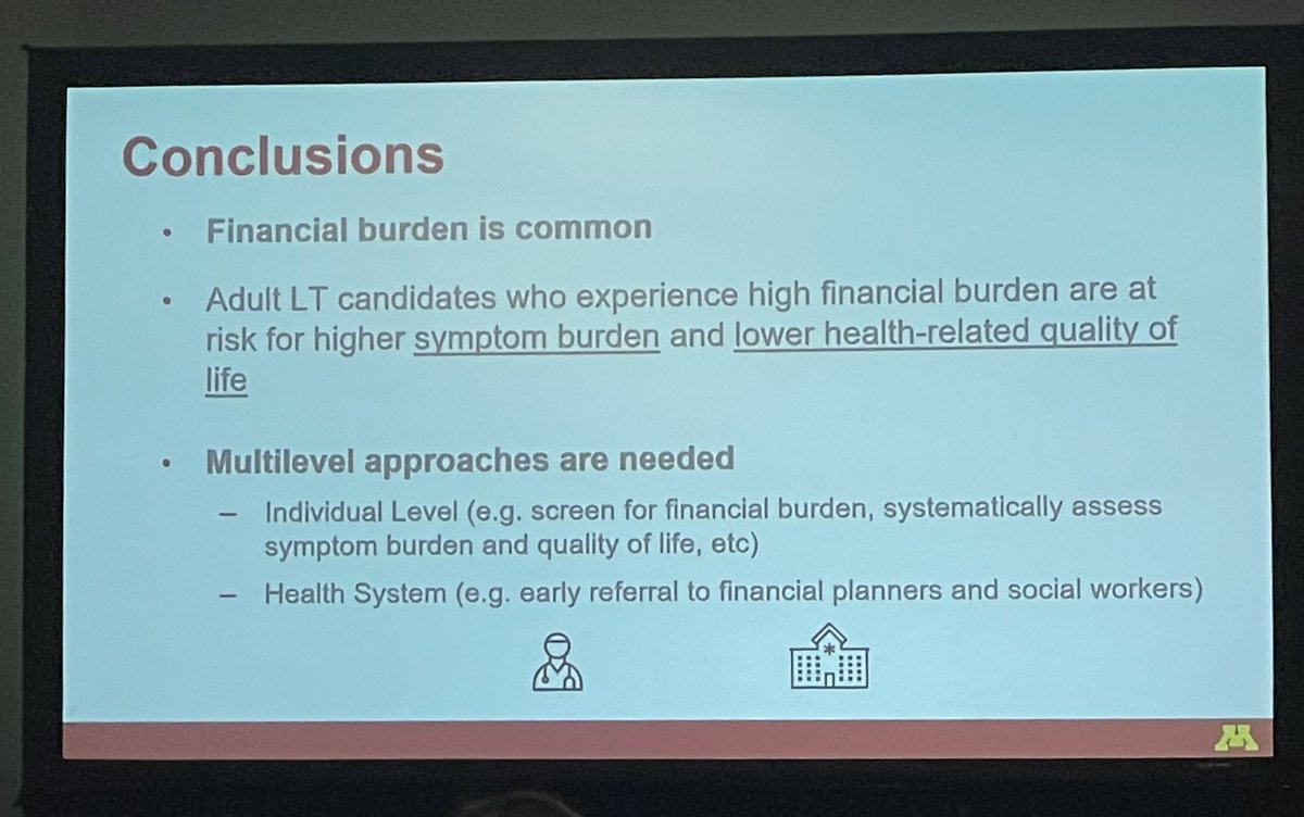 Tessa Herman (@tghermanmd) on Twitter photo Fantastic and important talk by <a href="/LizzieAbyMD/">Lizzie Aby, MD</a> on the link between financial burden & health outcomes in liver transplant evaluation patients! 🔝
#DDW2024 #livertwitter #livertransplant <a href="/UMN_GIHep/">GI & Hepatology Division - University of Minnesota</a> Fantastic and important talk by <a href="/LizzieAbyMD/">Lizzie Aby, MD</a> on the link between financial burden & health outcomes in liver transplant evaluation patients! 🔝
#DDW2024 #livertwitter #livertransplant <a href="/UMN_GIHep/">GI & Hepatology Division - University of Minnesota</a>