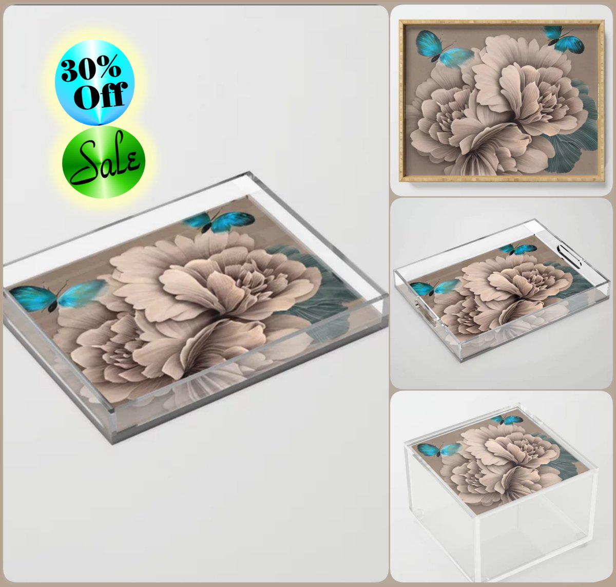 *SALE 30% Off* Blissful Hush Acrylic Tray~ by Art_Falaxy ~Art Exquisite!~ #coasters #gifts #trays #mugs #coffee #society6 #travel #artfalaxy #wrapping #art #accents #modern #trendy #wine #water #placemats #desk #office #puzzles #tablecloths #runners society6.com/product/blissf…