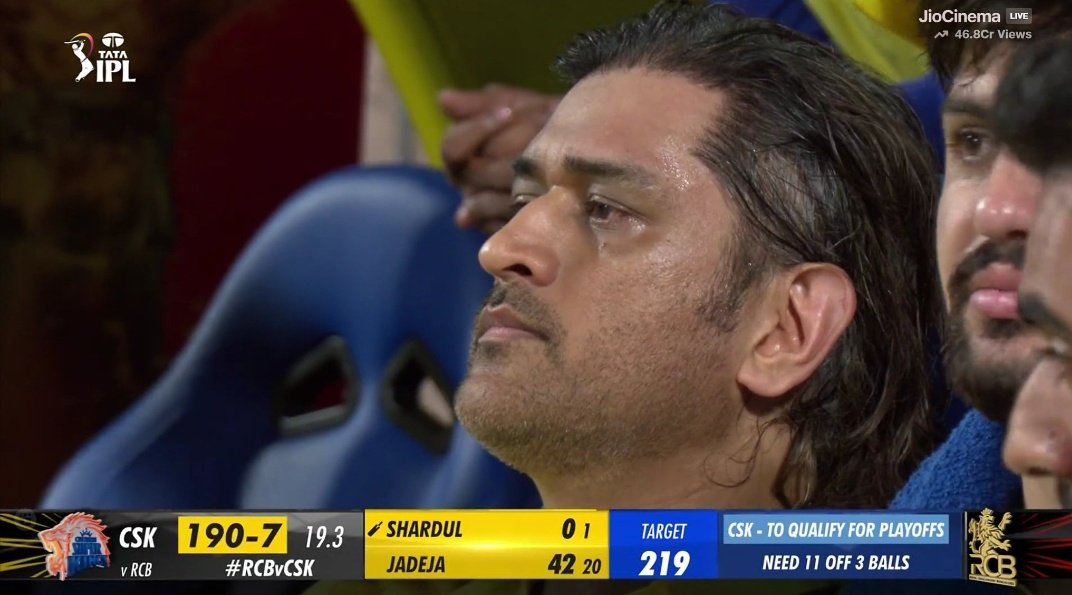 Thank you MS Dhoni.
Destiny is a cruel thing, but it is what it is.
Thank you for all the memories, all your wins and achievements felt personal. All your losses felt personal. I’ve never been so emotionally attached to someone (non family) than I’ve been to you.