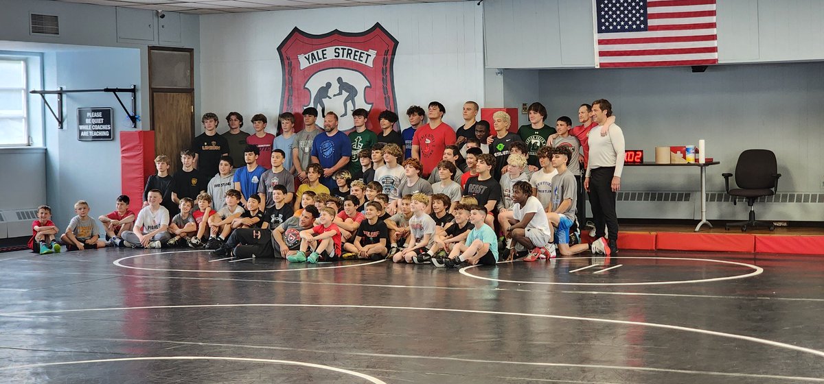 I had an amazing time at the Brandon Slay clinic today. I learned a lot and had fun getting thrown around by @CoachSlay! @SCWrestlingNJ @GoMVB @playbookathlete