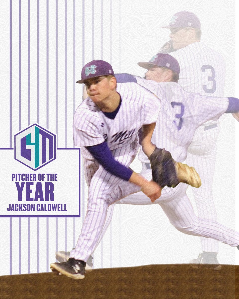 Congratulations to the 2024 @Gm4Sports Pitcher of the Year - Jackson Caldwell #BuiltAtTheMill | #MillMentality