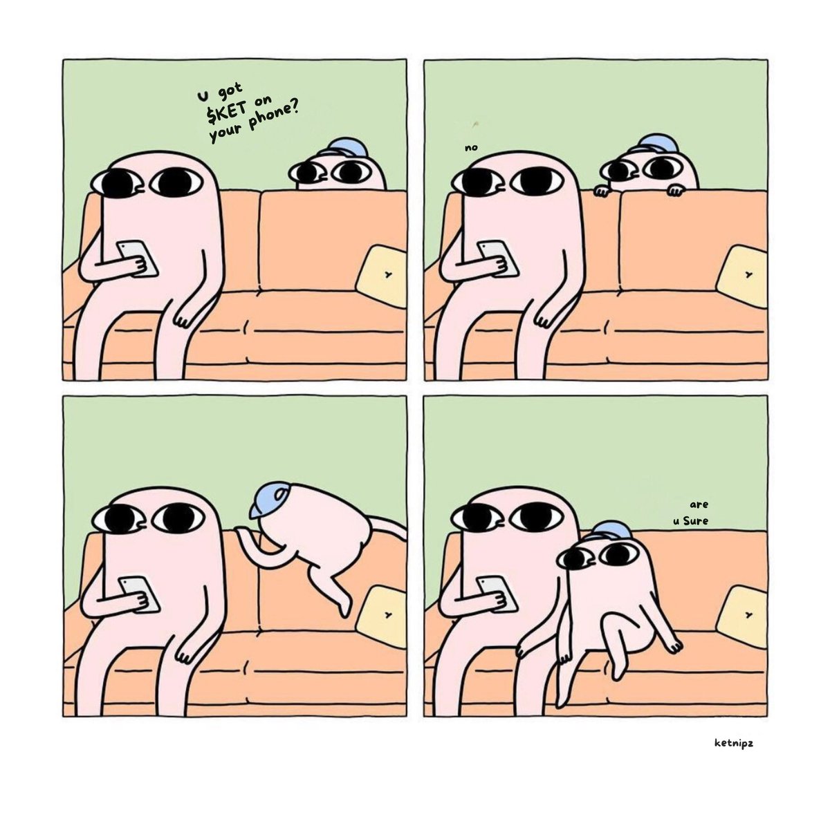 Never ever say that you have $KET ever.