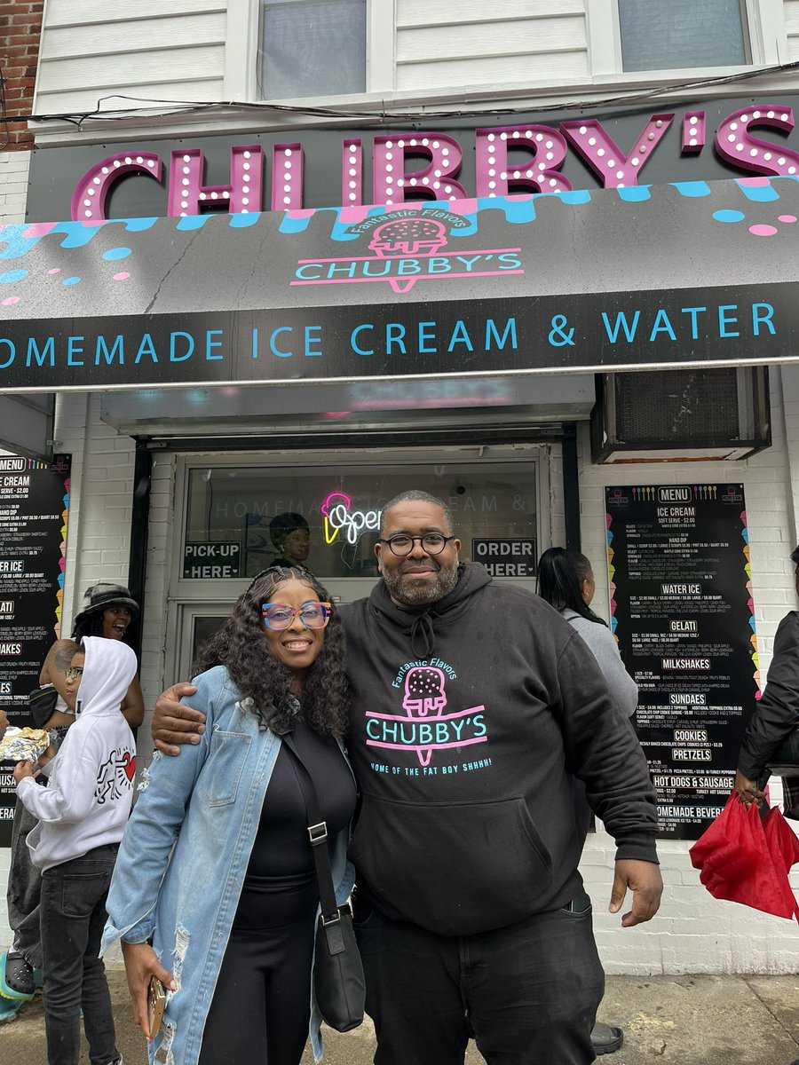 My dad opened up his own ice cream/water ice spot today! Come through. 5907 Baltimore Ave
