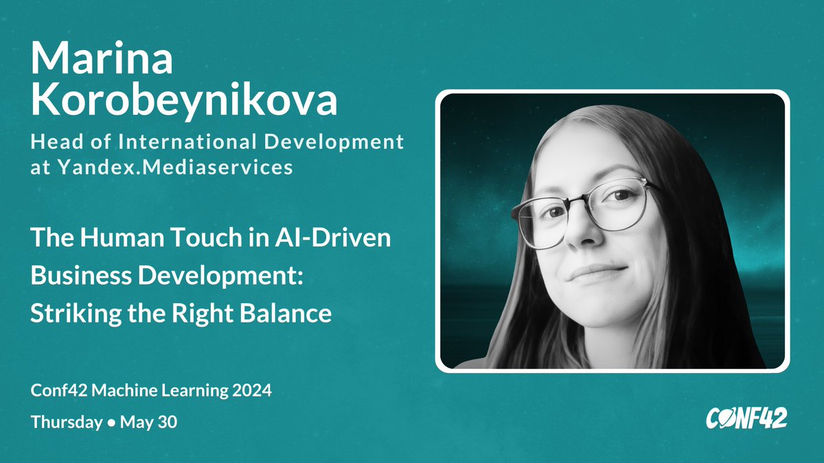 🌟Must-Attend Session at #Conf42 #MachineLearning!🌟 🔗Register: conf42.com/Machine_Learni… Explore how to blend human insight with #AI for optimal business growth! #FutureTech #Networking #TechCommunity #DataScience #DeepLearning #ArtificialIntelligence #ML #BigData #TechTrends