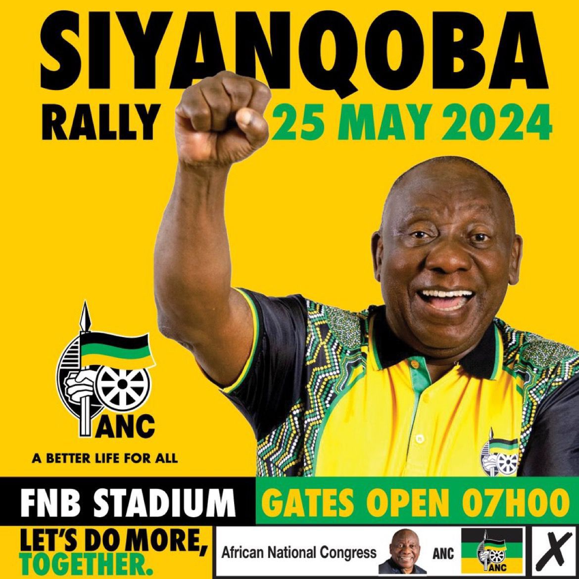 Ward 67 Jabulani Buthelezi branch in mamelodi Zone is going to the Mother of all Rallies at the FNB stadium 💛💚🖤
#siyanqobarally2024
#VoteANC2024
#letsdomoretogether
