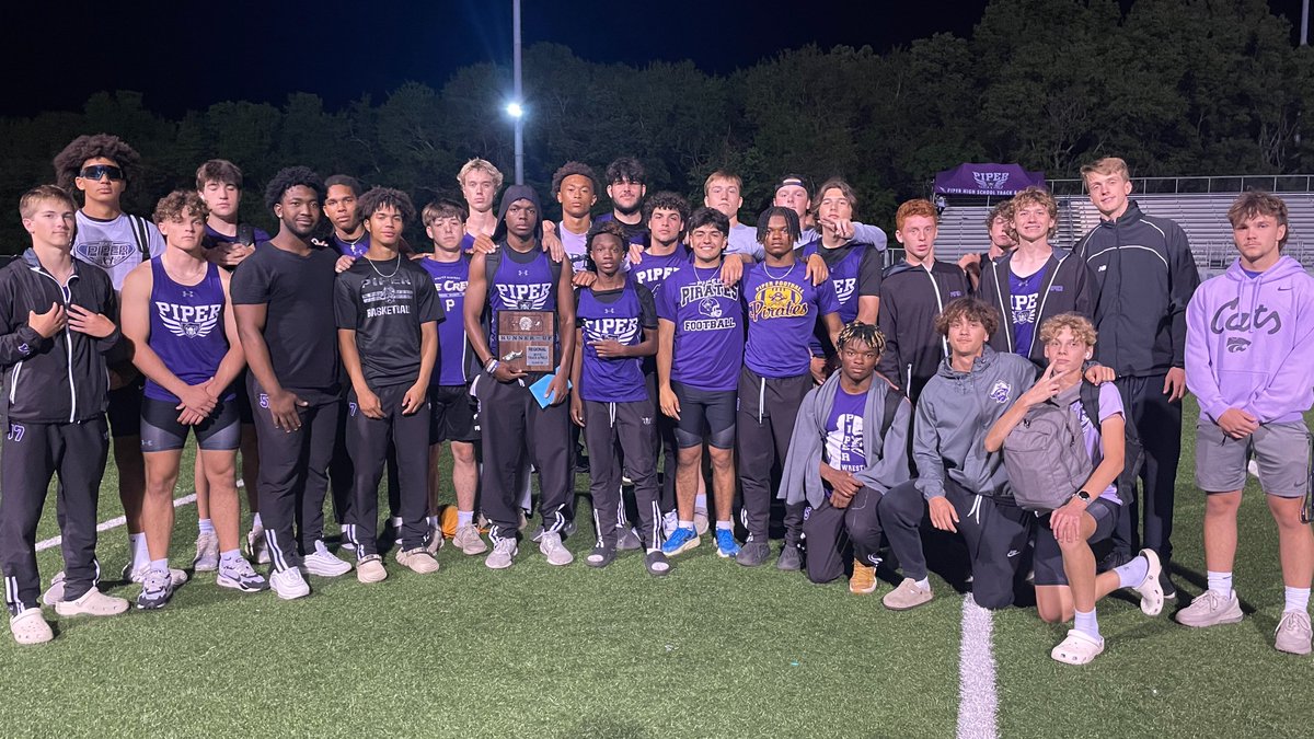 The boys team is the Regional runner-up for the second year in a row which places them in the top eight 5A track & field teams in the state of Kansas. Congratulations Piper boys track & field!
