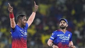 #ipl #yashdayal #RCBians #rcbvscsk Life gives you a second chance. April 2023: Dayal could not restrict #RinkuSingh . Got hit 5 sixes in 5 balls and lost the match. May 2024: became the match winner by just giving 7 runs in the final over.