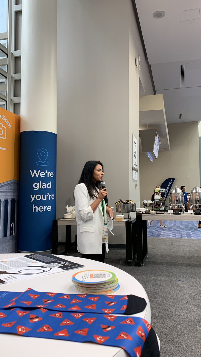 Incoming chair of the government affairs committee @ShaziaMSiddique gives remarks during our advocacy champions meetup. Thank you to everyone in our #AGAGastroSquad who uses their voice to advocate for GIs and patients!