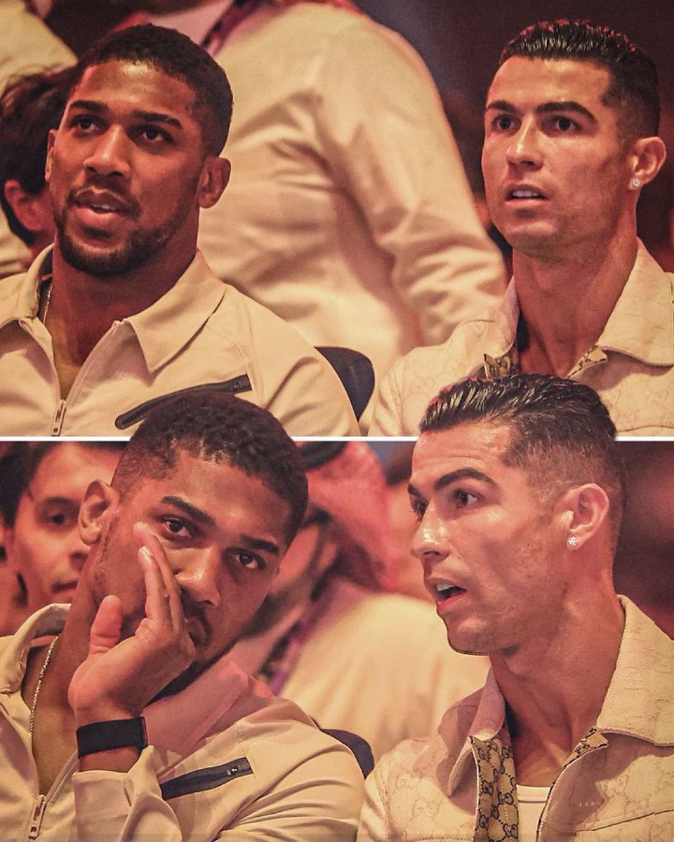 Cristiano Ronaldo x Antony Joshua. 👀