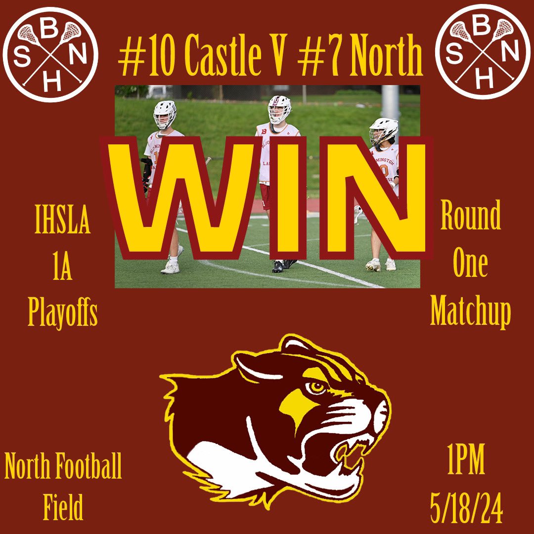Final score: 20-8 North Win! We move onto round 2 of the IHSLA 1A Playoffs. #gsd