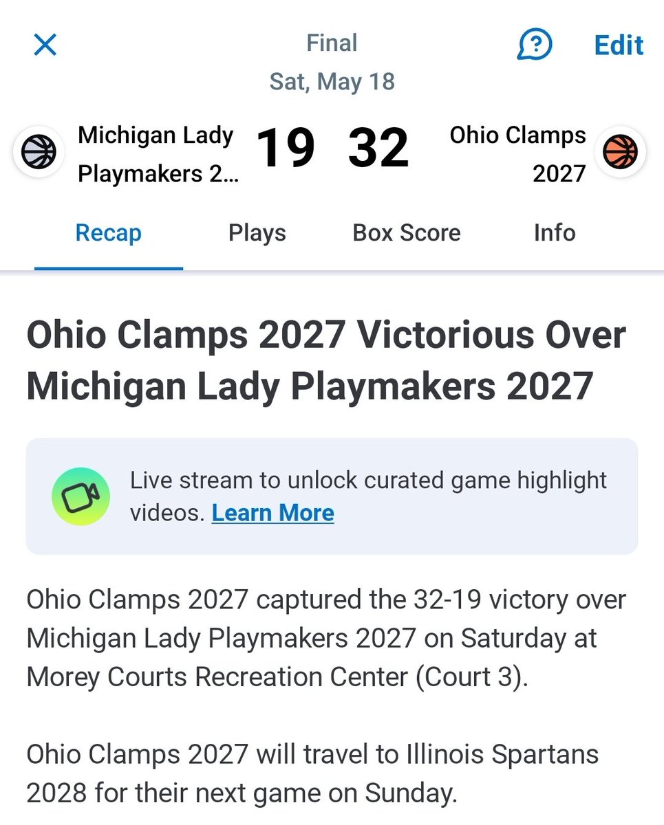 Ohio Clamps (@ohioclamps) on Twitter photo Finished the day 2-0๐๐ช๐ <a href="/PGHCircuit/">Prep Girls Hoops Circuit ๐</a>
<a href="/PrepGirlsHoops/">Prep Girls Hoops ๐</a>
#PGHLive Finished the day 2-0๐๐ช๐ <a href="/PGHCircuit/">Prep Girls Hoops Circuit ๐</a>
<a href="/PrepGirlsHoops/">Prep Girls Hoops ๐</a>
#PGHLive