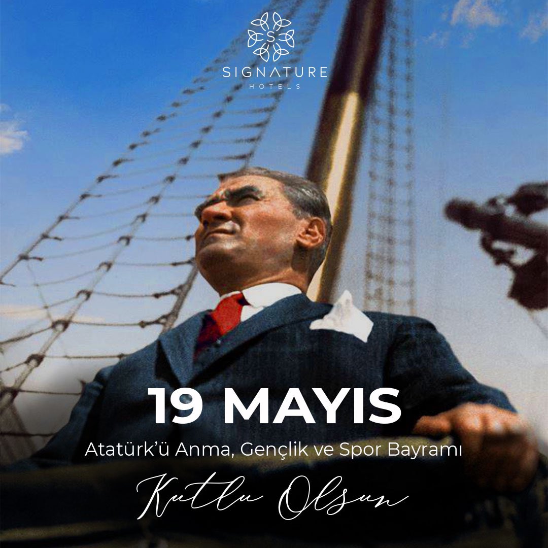 19 Mayıs Atatürk’ü Anma, Gençlik ve Spor Bayramımız Kutlu Olsun! 🇹🇷