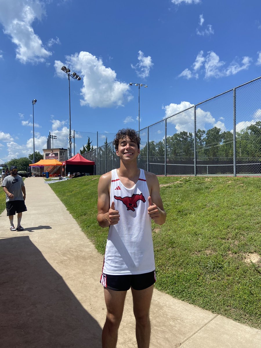 Benjamin advances to State in the 300 Hurdles!