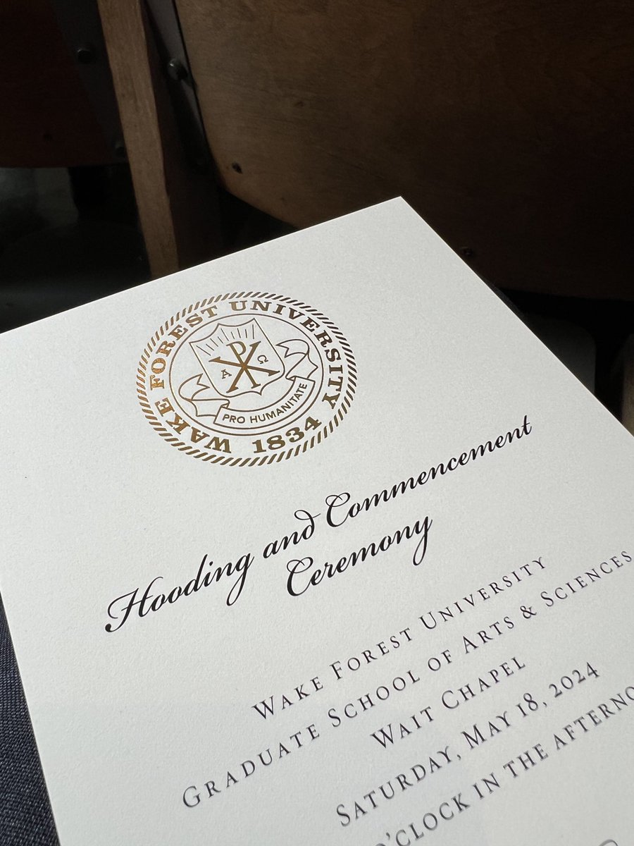 asouth_neph's tweet image. Excited to support our ⁦@WFUbiomedgrad⁩ students today!

#BMSC ⁦@WakeIPP⁩ #MMTS