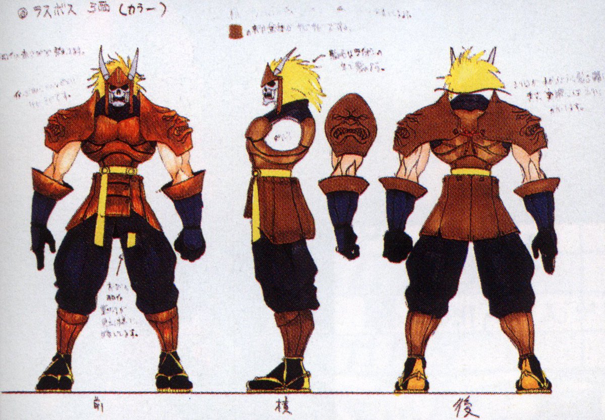 Garuda design reference, for Street Fighter EX.