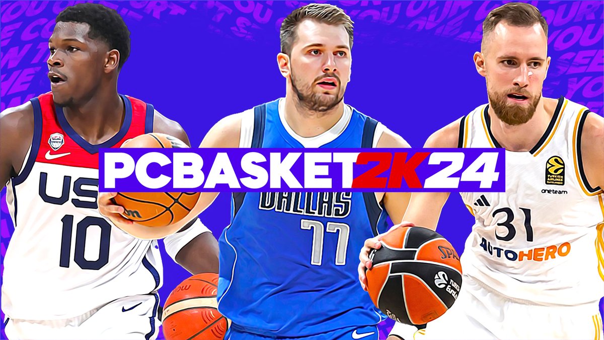 IT´S HERE ‼ PCBasket 2K24, the most complete roster in 2K history with more than 100 teams from 7 different leagues, is now available for #NBA2K24. 👉 Link: shuajota.com/2023/10/pcbask… 👉 Tutorial: youtu.be/GlZDUZdEkPU #PCBasket2K24 #Shuajota