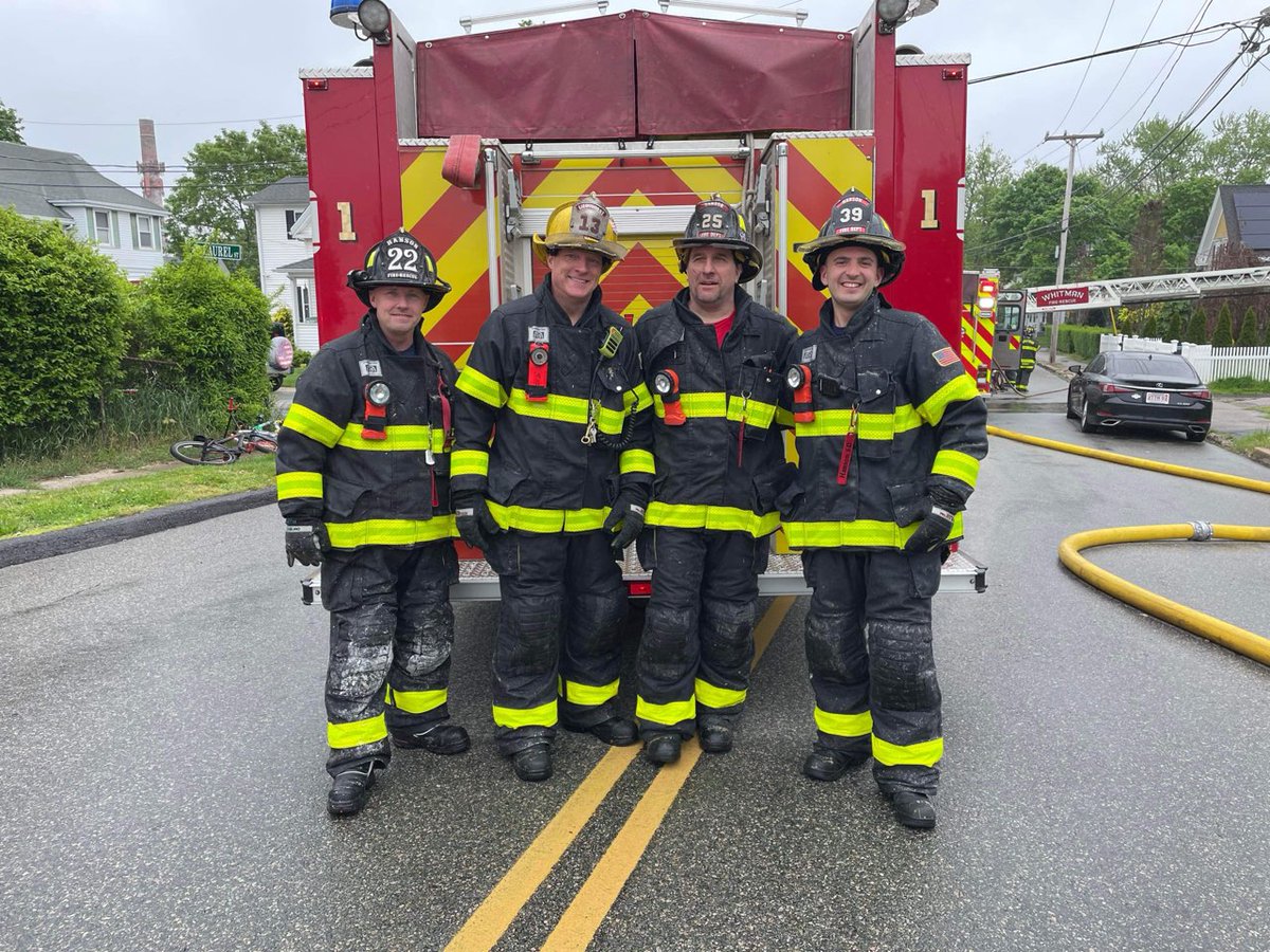 Mutual Aid Response: Hanson Engine- 1/B-Shift responded to Whitman for their working fire on Broad Street today. Great stop by <a href="/WhitmanFire/">Whitman Fire-Rescue</a> <a href="/WhitmanFire1769/">Whitman Firefighters</a>