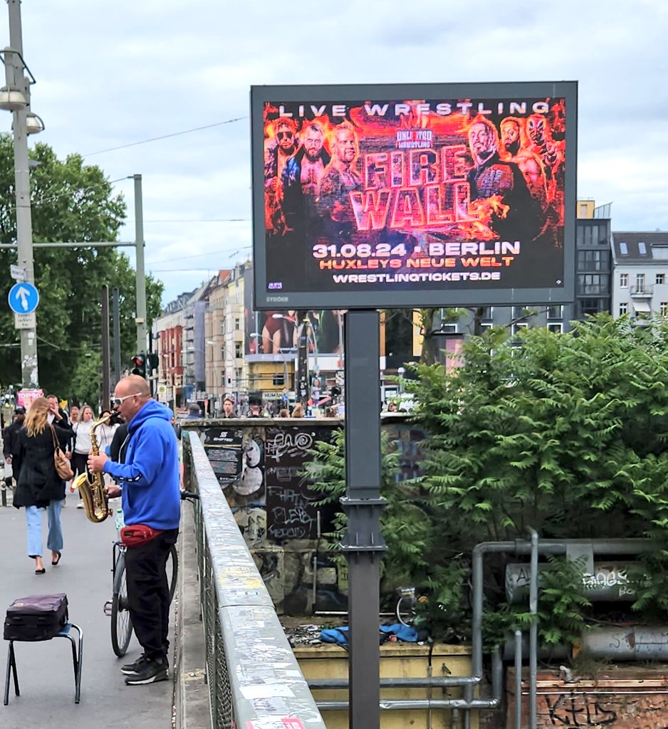 Große Ereignisse werfen Ihre Schatten voraus! 

Noch 105 Tage, dann heißt es: #BerlinIsUnlimited! 🔥
Es verbleiben weniger als 100 Tickets.
Und wir haben noch längst nicht alle Namen angekündigt, die wir mit nach #Berlin bringen. 🙂

🎟️wrestlingtickets.de