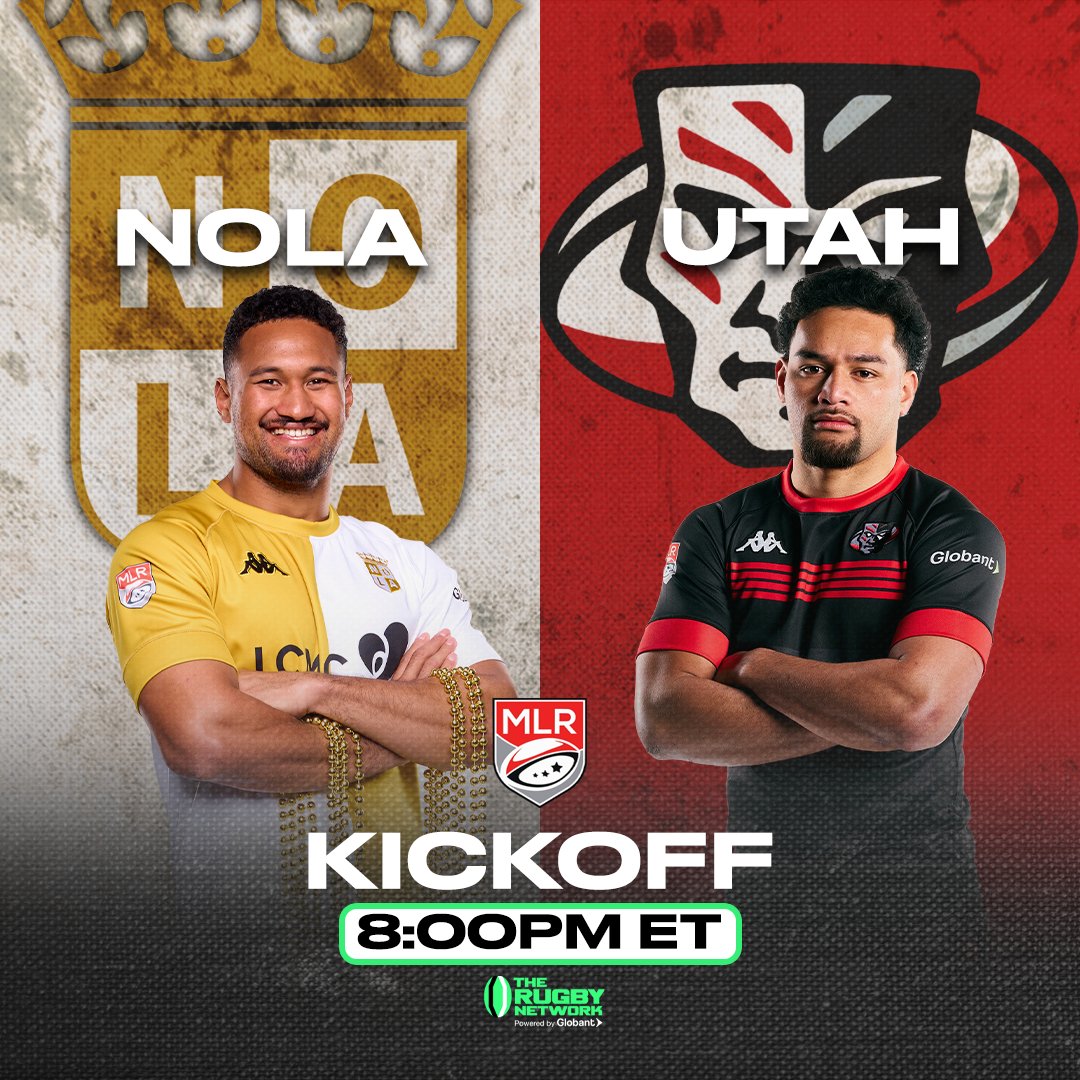 Fresh off their one-point win over Seattle last weekend, the Gold host Utah in a cross-conference clash ⚜️ @nolagoldrugby 🆚 @utwarriorsrugby Let's go 🌟 therugbynetwork.com #MLR2024 @usmlr