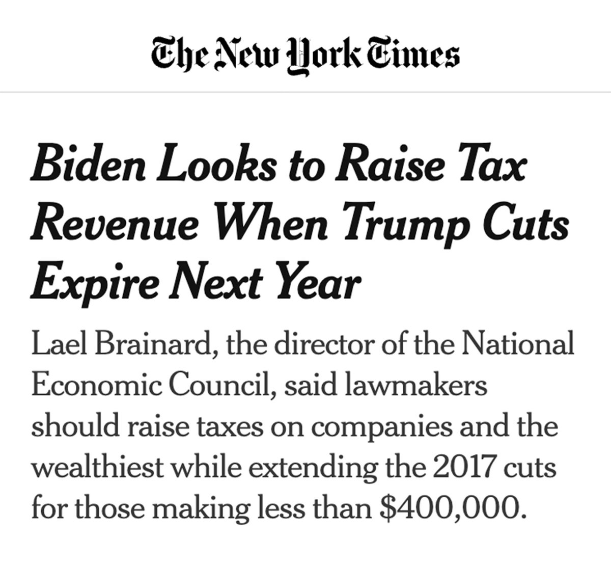 “As the president has said, tax cuts for the wealthy will stay expired on his watch.” @POTUS is right. We don't need more tax breaks for billionaires and corporations—we need to make them pay their fair share in taxes. THIS is how you build a fair economy.