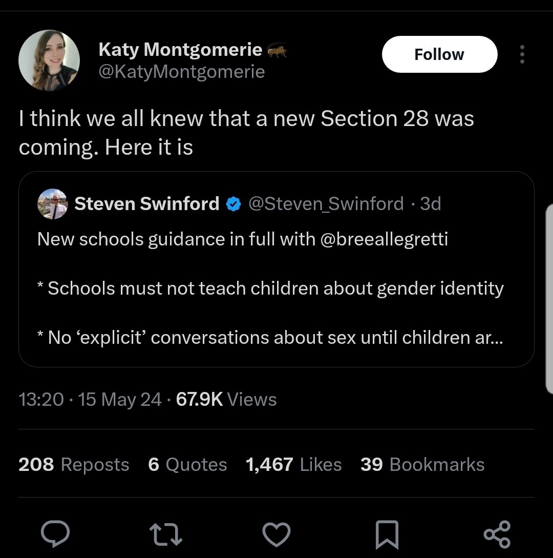 These people believe that not sexualising young children and not confusing them with 'gender' is like Section 28.