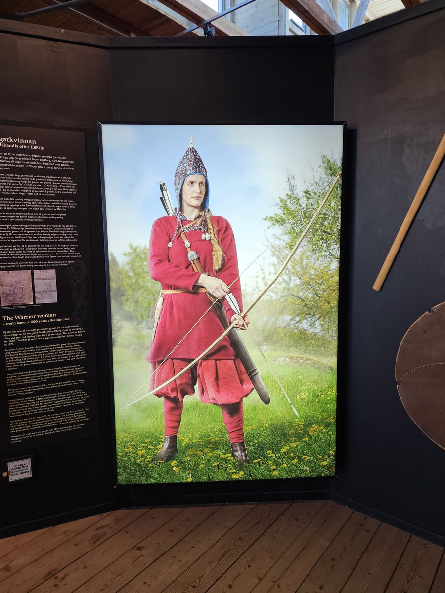 Spent some time at Birka gravesite Bj 581 today. The new interpretive center profile on this viking warrior was really well done.