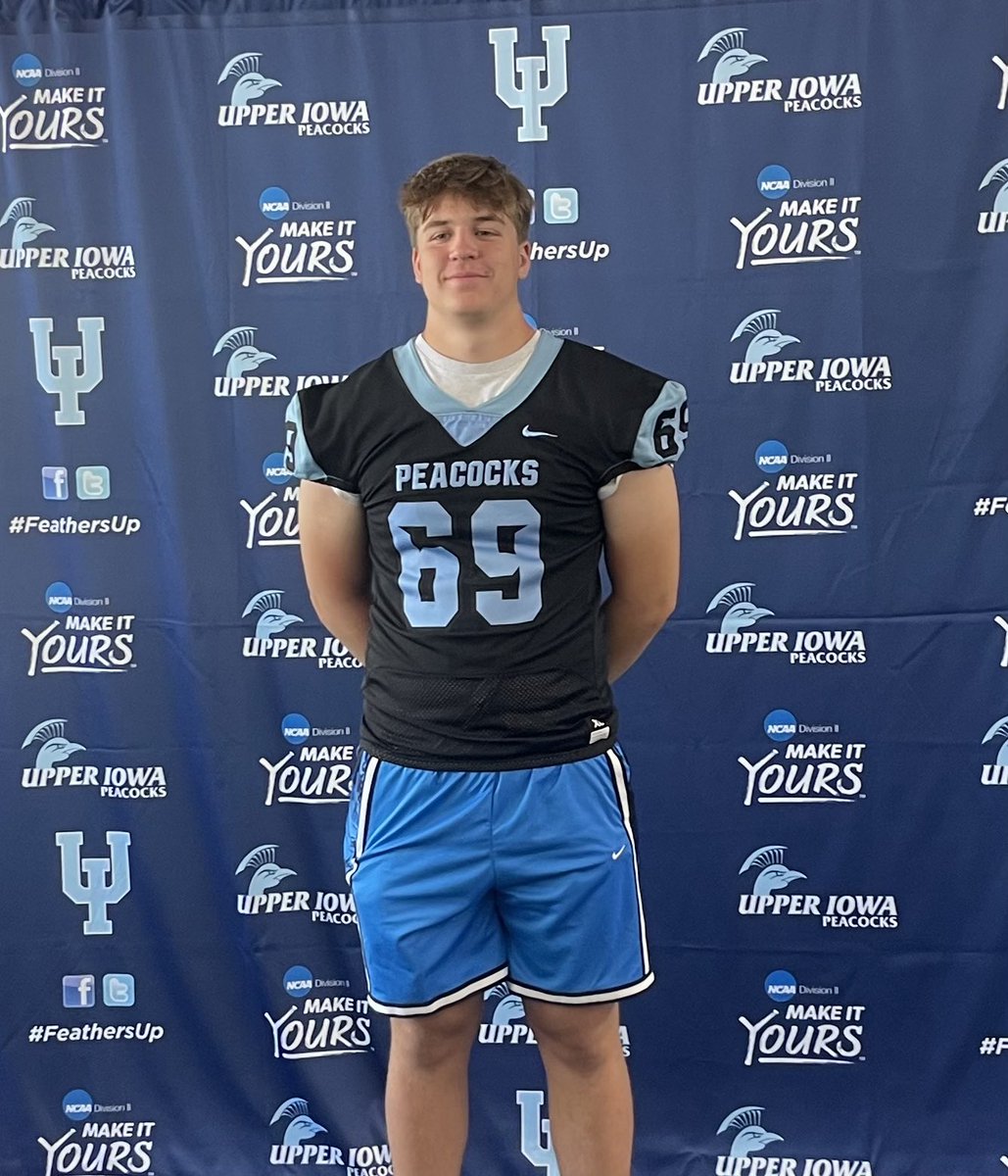 henry_bunn's tweet photo. Thanks @CoachParling and @Upper_Iowa_FB for having me over for a junior day today! Had a great time! @Coach_Hoskins @CoachAaronStens https://t.co/EurQZDLe8j