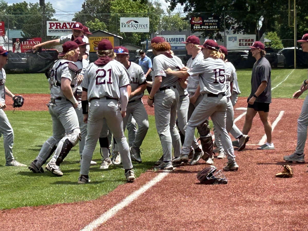 #wvprepbase 
Class AAA Region 3 Section 1 title game
George Washington 2, St. Albans 1
GW (19-13)
Eli Smith wp 32/3 IP, 0 H, 8 K, 0 W
Eli Dawson winning RBI
Corbin Dixon 2-3, 2B
Alex Wilson RBI
SA (22-10)
Gavin Comer 2-3, RBI
Bryce Eggleton 31/3 IP, 0 R
