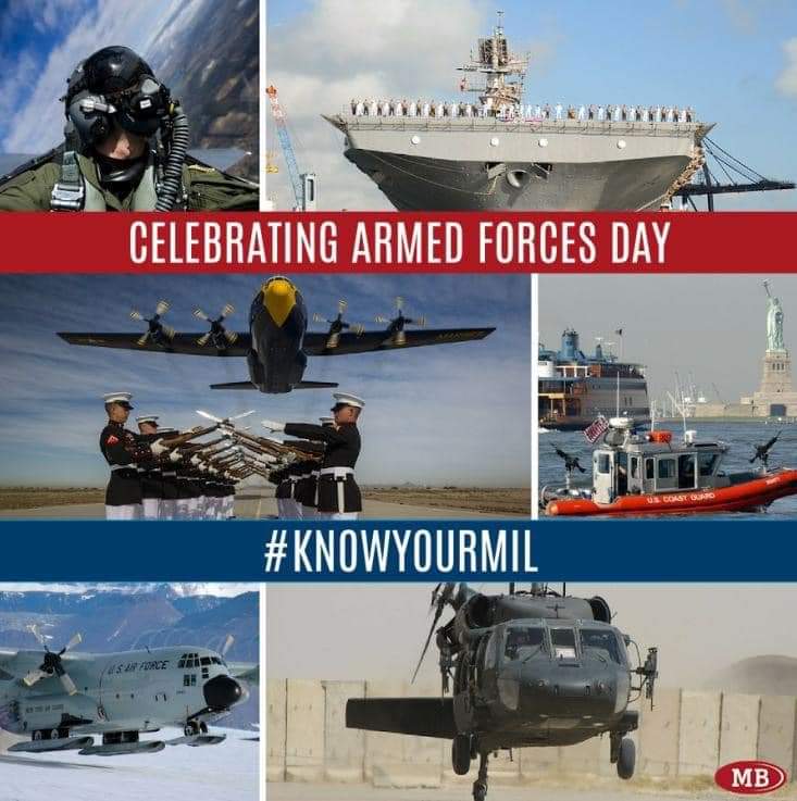 🇺🇲 Happy Armed Forces Day Y'all! 💙
#KNOWYOURMIL 🦅