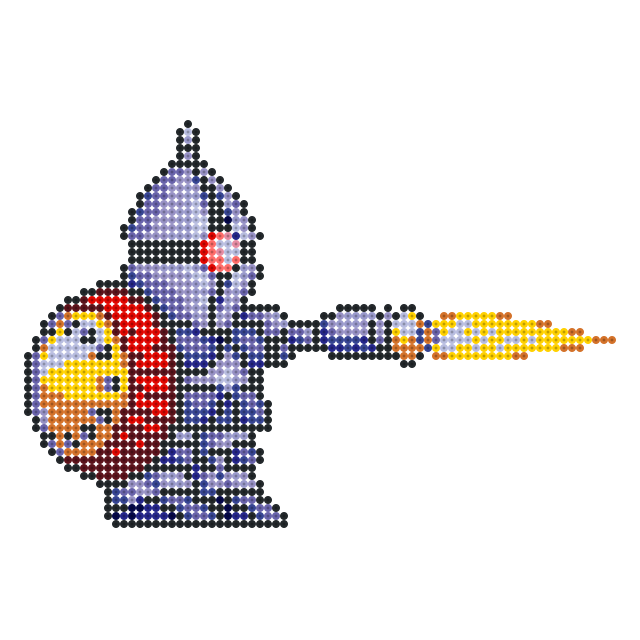 ironbeads_jp's tweet photo. 【スーパーファミコン】SD機動戦士ガンダム V作戦始動
#ギャン
使用しているビーズの詳細はこちら
https://t.co/opVxR15Mw2
#アイロンビーズ
#ミニフューズビーズ
#SFC
#MS15
#1992年
#ジオン軍
#エンジェル https://t.co/mLBc95j0gN