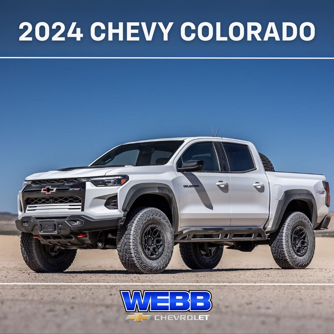 Mountains? Check. Jobsite? Done.  The 2024 Chevy Colorado conquers it all. Test drive yours today at Webb Chevy Oak Lawn!

Shop Now: bit.ly/44JOmPC

#ChevyColorado #2024Colorado #BuiltForAdventure #OffRoadReady #WorkAndPlay #PowerfulTruck  #TowingBeast
