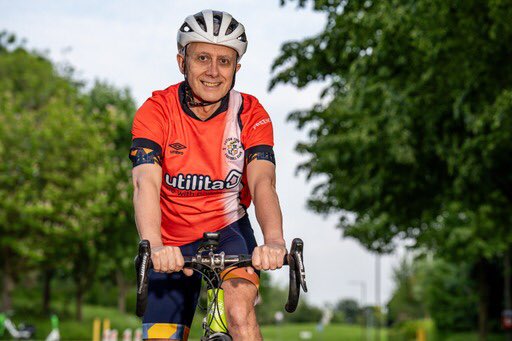Thank you @davehorn247 for the opportunity to take some professional images of me cycling in a Luton town jersey for the final time a great memory of the last incredible 3 years I really enjoyed catching up and appreciate you giving up your time 👍 COYH 👏🧡