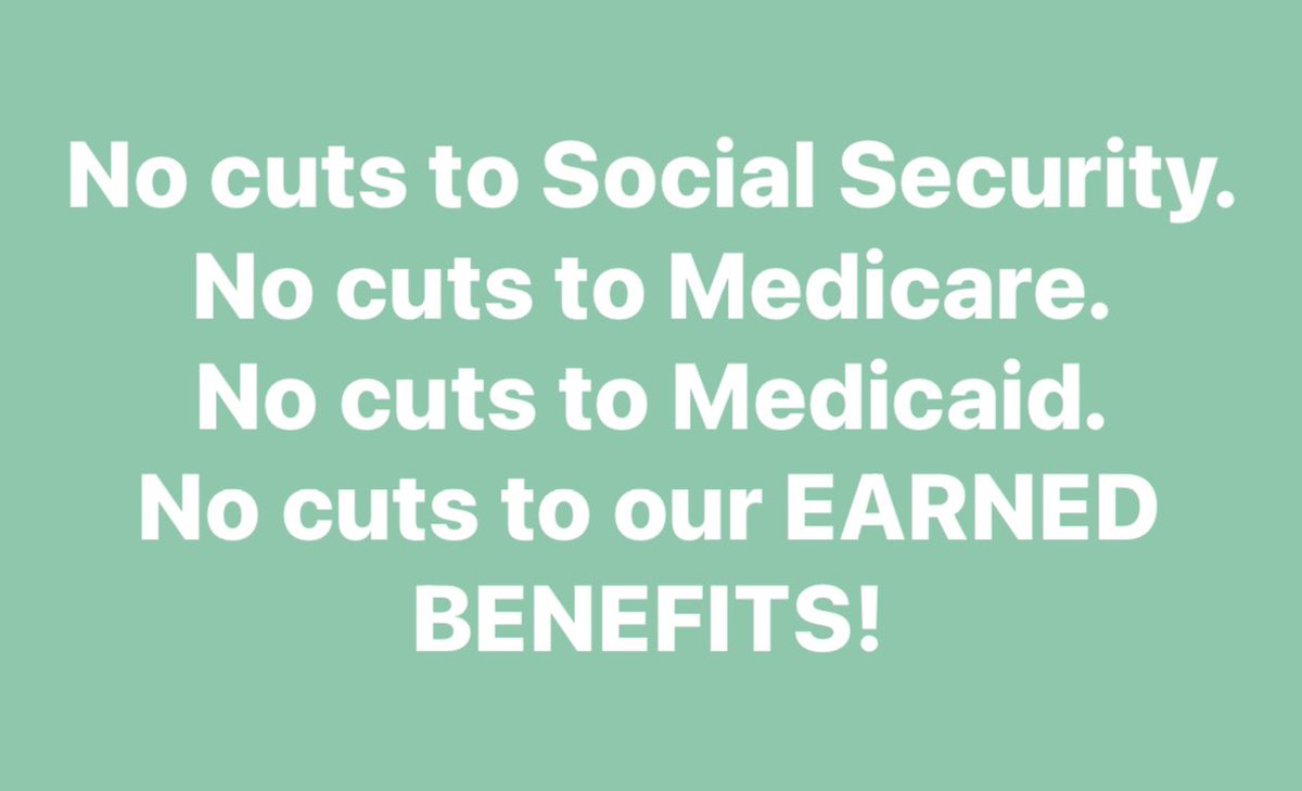 HANDS OFF OUR EARNED BENEFITS!