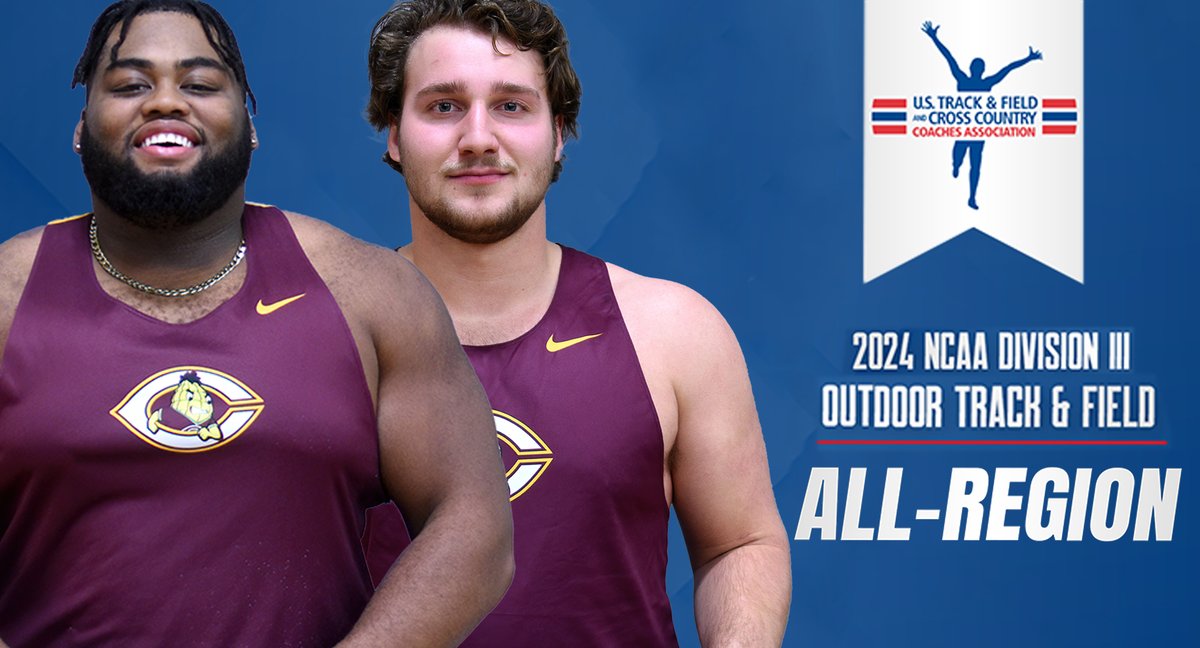 𝗨𝗦𝗧𝗙𝗖𝗖𝗖𝗔 𝗔𝗟𝗟-𝗥𝗘𝗚𝗜𝗢𝗡! Corngrats to senior Cooper Folkestad (shot put) & first-year thrower Eli Hayes (javelin), who received USTFCCCA North All-Region honors for finishing in the Top 5 in an event in the region. 𝗗𝗘𝗧𝗔𝗜𝗟𝗦: tinyurl.com/2cjcz9w6