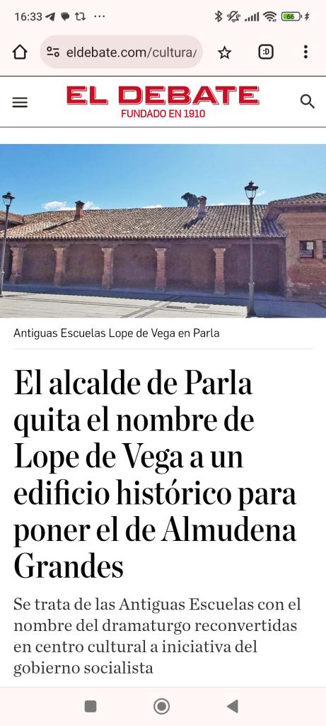 ¿Habrá leído el alcalde @Ramonjurado alguna obra de Lope de Vega? 🤔
#HablamosEspañol
google.com/amp/s/www.elde…