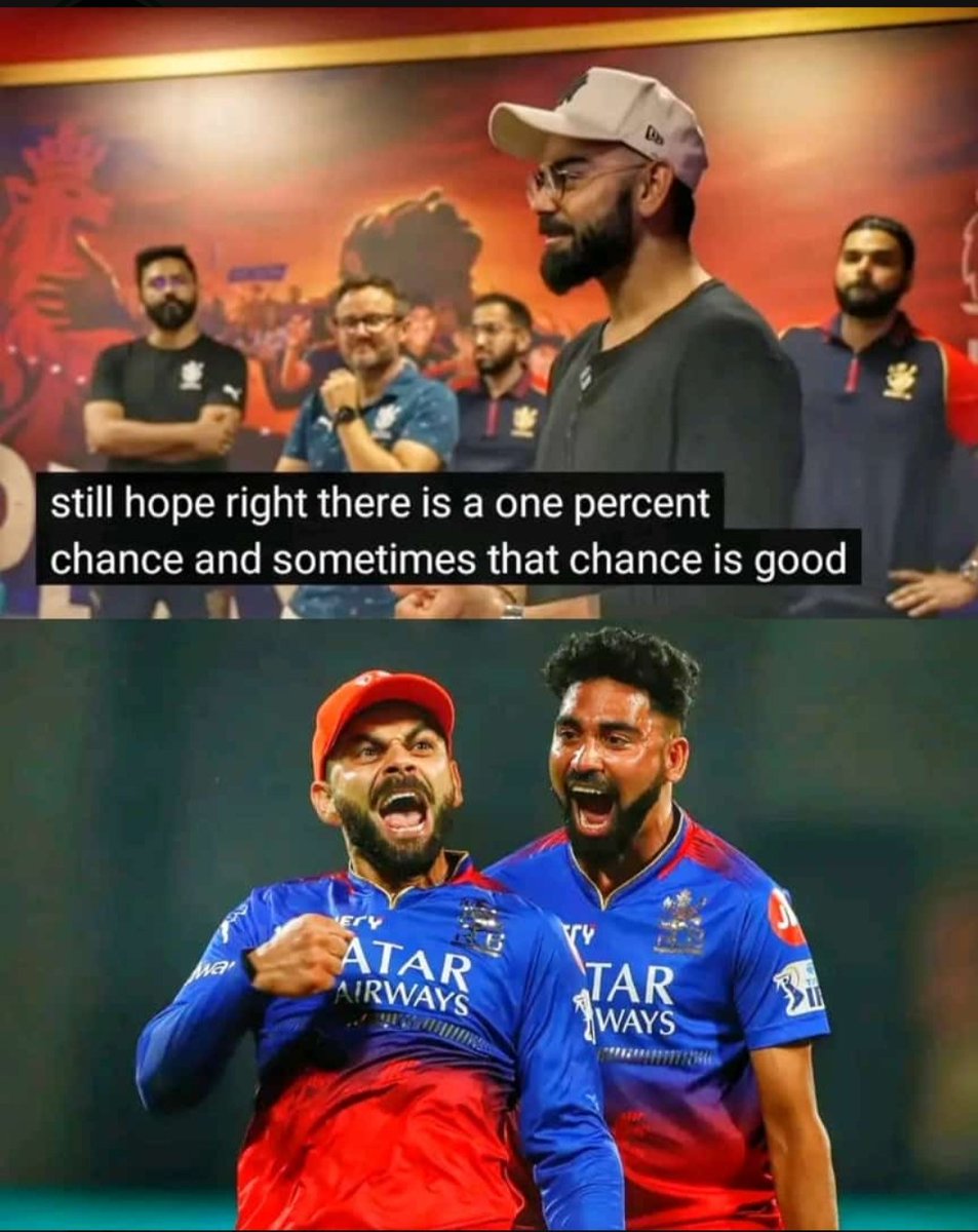 INaveen03's tweet photo. Never write them off! 🤫

Kohli fied 🥹 ❤️ @RCBTweets

#RCBvsCSK #Bengaluru #congratulationrcb #ViratKohli https://t.co/wBlxWAsBtb