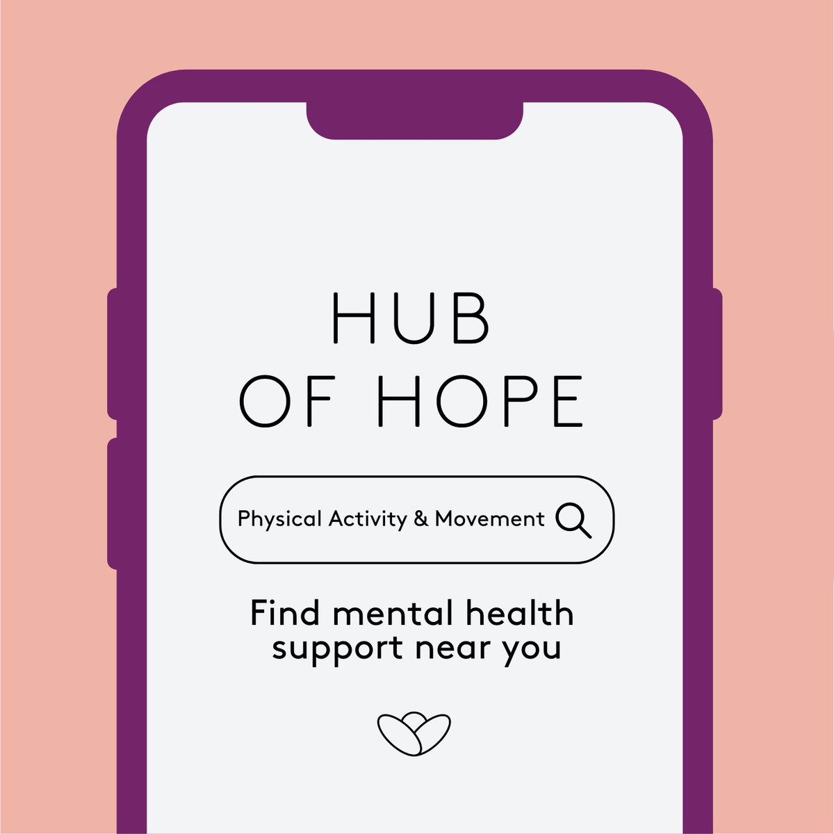 Our friends @mindcharity found that relatively small doses of physical activity were associated with substantially lower risks of depression. So we added a filter that focuses on just that. ➡️ hubofhope.co.uk #MomentsForMovement #MentalHealthAwareness Week @mentalhealth