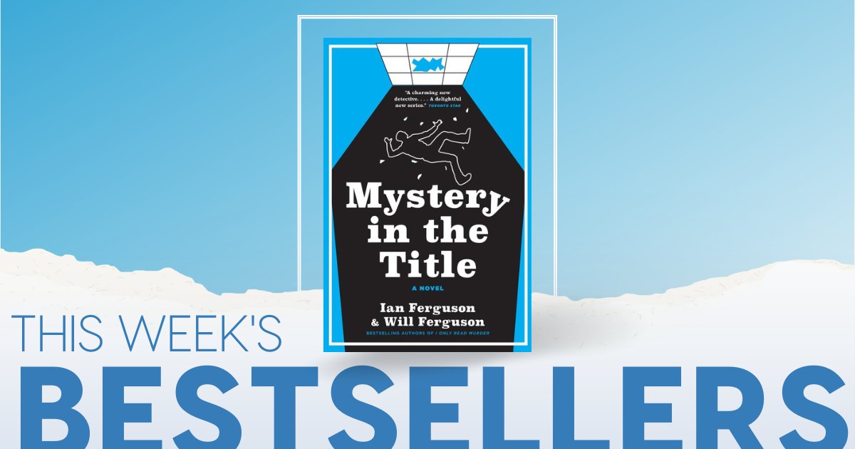 Miranda Abbott returns! Ian and Will Ferguson's new book, #MysteryInTheTitle, is a side-splitting mystery of epic movie-of-the-week proportions 🎬 Get your copy of this bestselling book today!