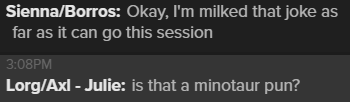 Julwise's tweet image. On today's episode of the Feylord Saga... catch up at twitch.tv/julwise! #Dnd #5e #homebrew #Minotaur #milk #twitch #stream