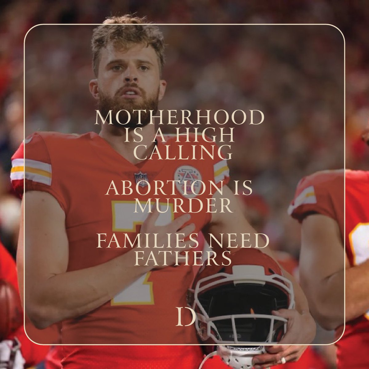 DanburyInst's tweet image. We agree with Harrison Butker. None of these things should be controversial.