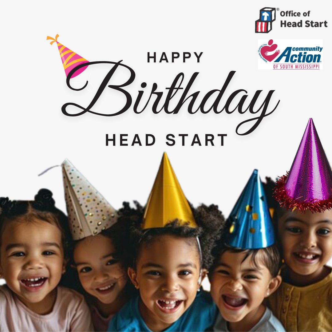 _CAOSMS_'s tweet image. Happy 59th birthday to the Head Start program! 🎂

For almost six decades, Head Start programs have been a beacon of hope, empowerment, and stability for children and families across the nation.

#HappyBdayHeadStart
#CelebratingHeadStart